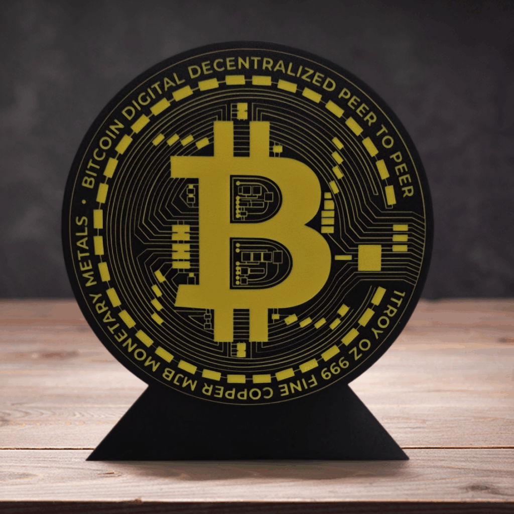 Bitcoin tafellamp